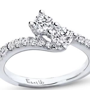 EVER US Diamond Ring 1 ct tw Round-cut 14K White Gold